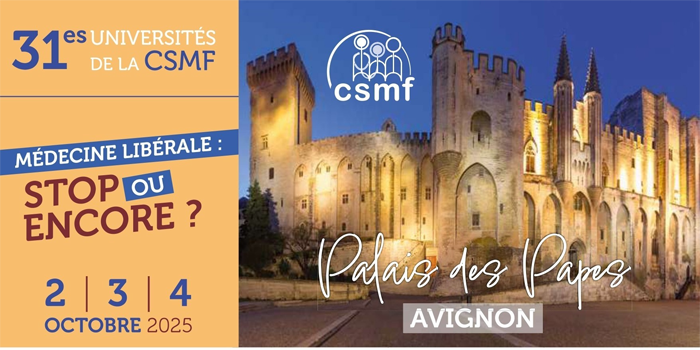 31èmes Universités de la CSMF