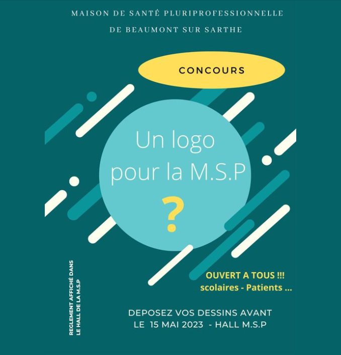 ""La maison de santé de Beaumont-sur-Sarthe cherche son logo : à vos pinceaux ! 