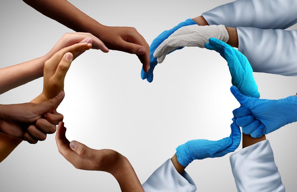 mains union fédération pro de santé