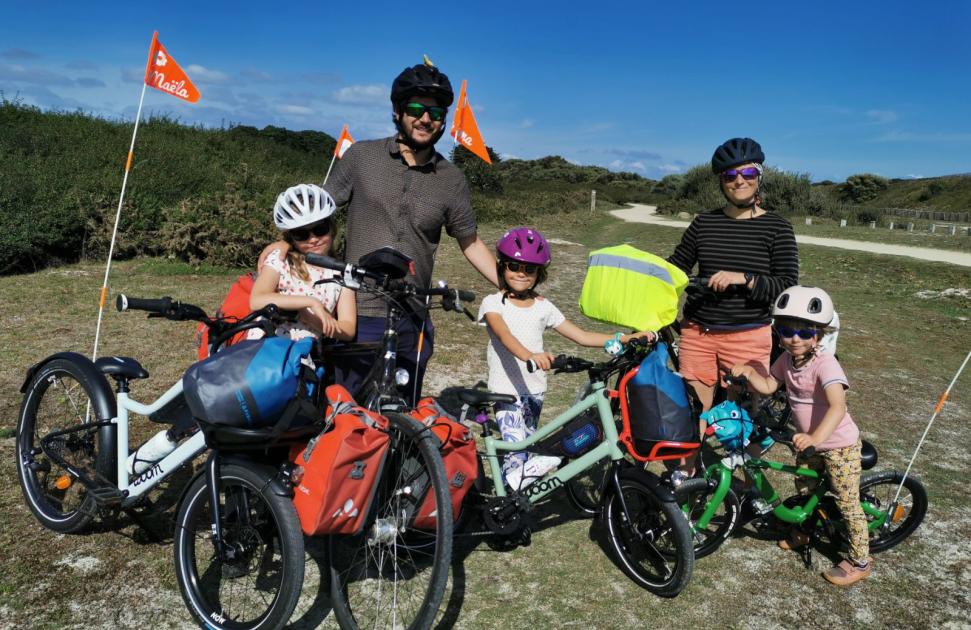 Sylvain Fonte et sa famille à quelques jours du départ