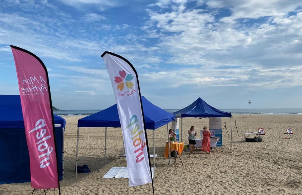 La saison estivale a débuté, mais il n'y aura pas de vacances pour la CPTS Hego Lapurdi qui est allée à la rencontre des jeunes vacanciers, mardi 9 juillet, à l’occasion du "Playa tour", un espace d'animation qui parcourt la France cet été.