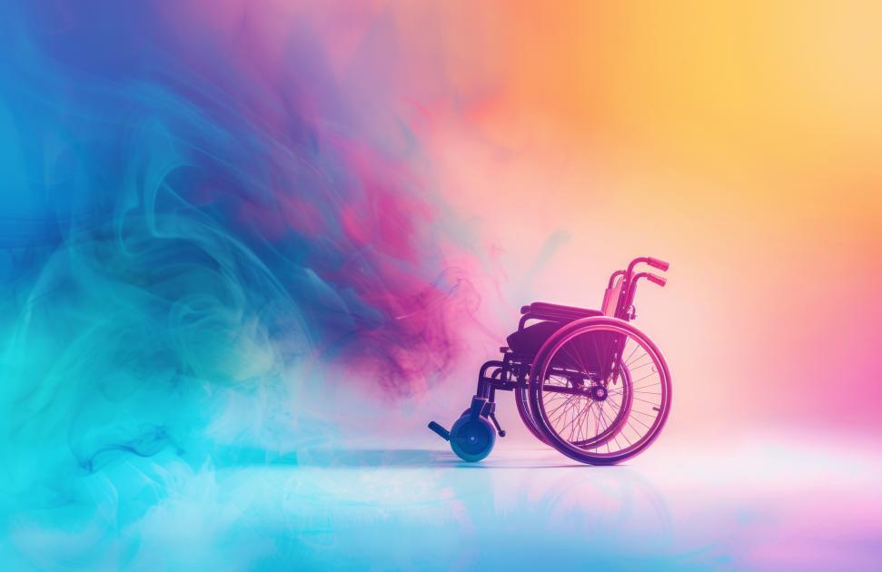 Du jaune pour protéger, du violet pour soutenir, et du bleu pour vaincre : un drapeau méconnu plane sur Paris 2024