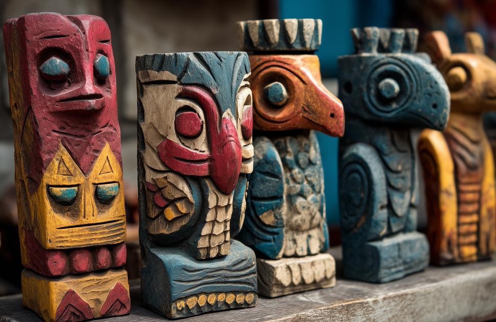 Ils sont cerf, paresseux, raie ou aigle... la MSP des Totems, riche de symboles !