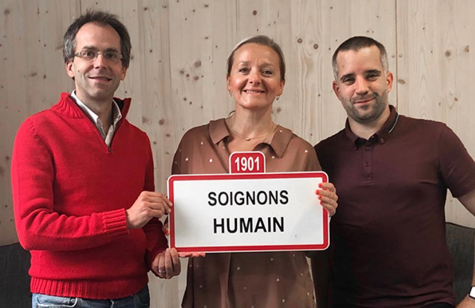 Soigons humain : Guillaume Alsac, Chrystèle Leman et Mathieu Nochelski