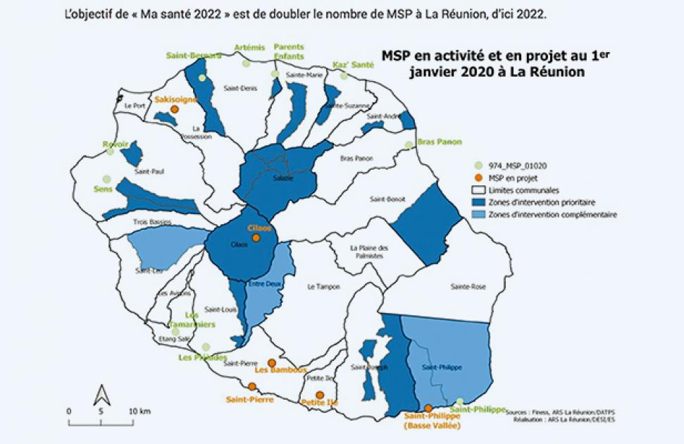 MSP en activité et projet au 1er janvier 2020